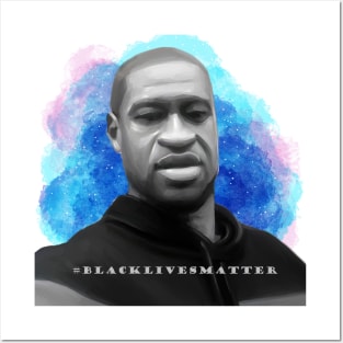 Justice for George Floyd Black Lives Matter Posters and Art